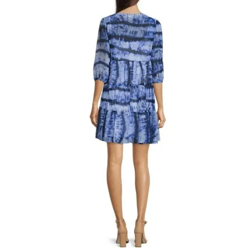 Calvin Klein Blue Tie Dye Mini Dress - Size 18W - Women's Dresses - Image 2