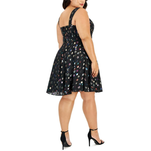 City Studio Plus Black Party Dress 14W - Plus Size Cocktail Dress - Image 2