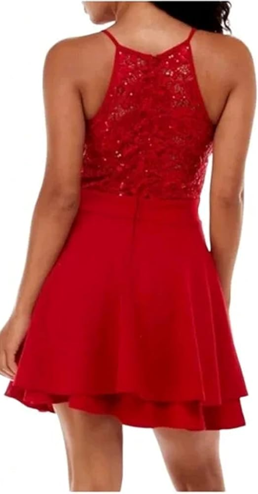 Red Dress - Size S -  - Party Dress - Cocktail - Image 2