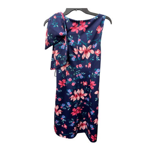 Vince Camuto Navy Floral Dress Size 6 - Cocktail Dress - Image 2