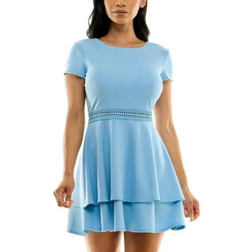 B-Darlin Sky Blue Fit & Flare Dress Size 5/6 - Party Dress