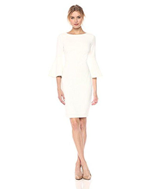 Calvin Klein White Dress Size 2 - Women's Cocktail Dress