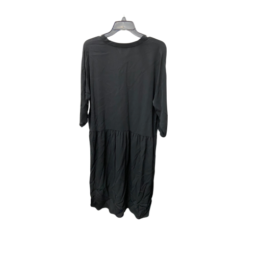 Eileen Fisher Black XS Midi Dress - Women's Casual Wear - Image 2