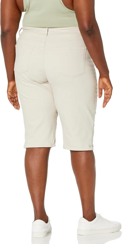 Gloria Vanderbilt Plus Size Khaki Bermuda Shorts 24W - Women's Shorts - Image 2