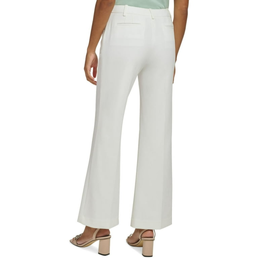 Calvin Klein White Wide Leg Pants Petite 14P - Women's Trousers - Image 2