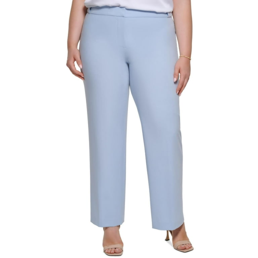 Calvin Klein Plus Size Light Blue Straight Leg Dress Pants 22W