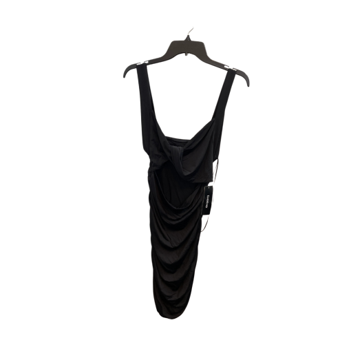 bebe Black Ruched Bodycon Dress - Size M - Party Dress