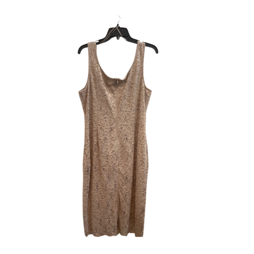 SLNY Beige Lace Dress Size 16 - Cocktail Dress - Image 2