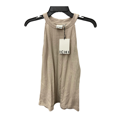 ICHI Beige Halter Top - Size S - Women's Tank Top