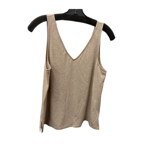 ICHI Beige V-Neck Tank Top - Size S - Women's Sleeveless Shirt - Image 2