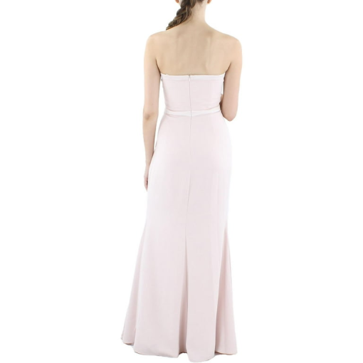 Donna Karan Blush Strapless Gown Size 12 | Evening Dress - Image 2