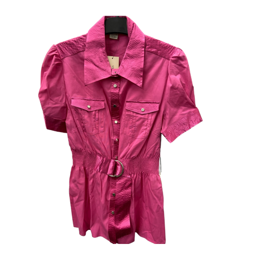 Veritigo Paris Pink Shirt Dress XL - Women's Mini Dress