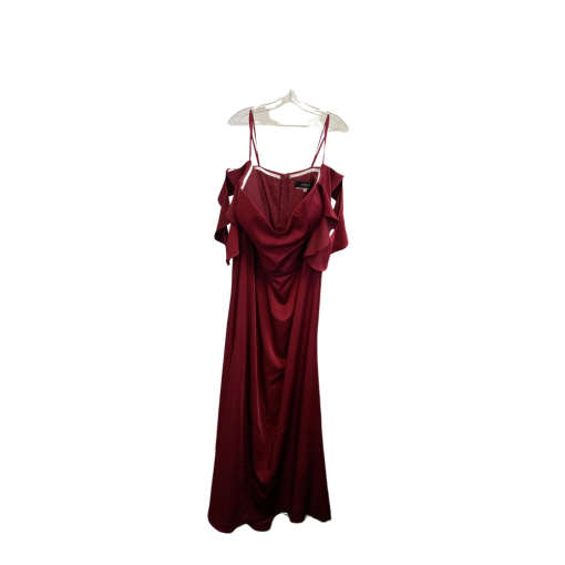 Simply Woman Burgundy Maxi Dress Plus Size 24 Formal Gown