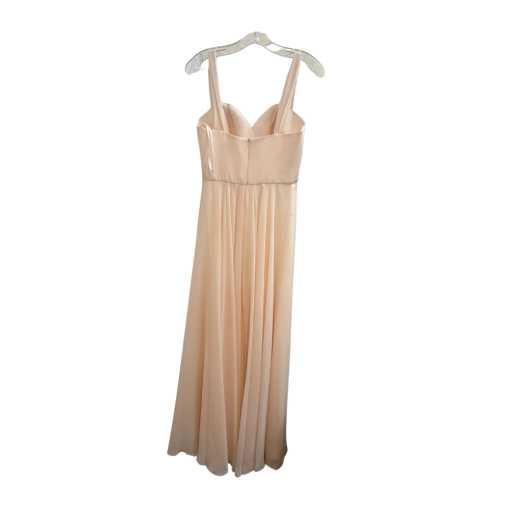 Kleinfeld Champagne Chiffon Gown Size 4 - Bridesmaid Dress - Image 2