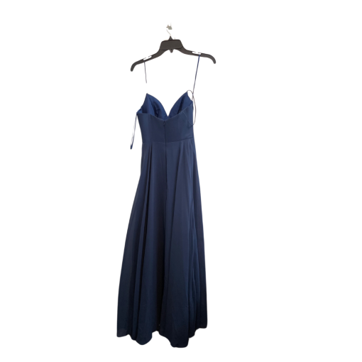 Navy Blue Bridesmaid Dress Size 2 - Formal Gown - Image 2