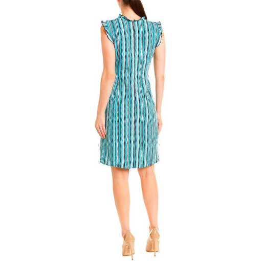 Karl Lagerfeld Blue Striped Mini Dress - Size 0 - Summer Dress - Image 2