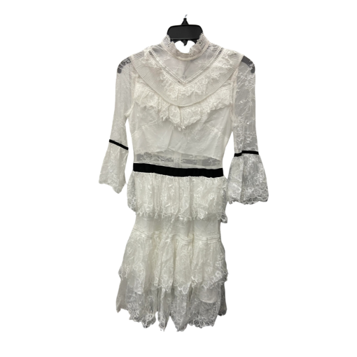 FEW MODA White Lace Midi Dress - Size S - Party Dress