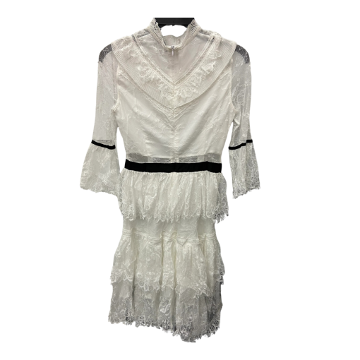 FEW MODA White Lace Midi Dress - Size S - Party Dress - Image 2