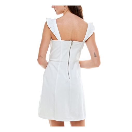 Rosie Harlow White Mini Dress - Square Neck - Size XL - Summer Dress - Image 2