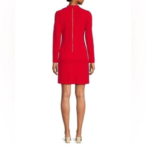 Calvin Klein Red Dress Size 4 - Women's Cocktail Dress - Image 2