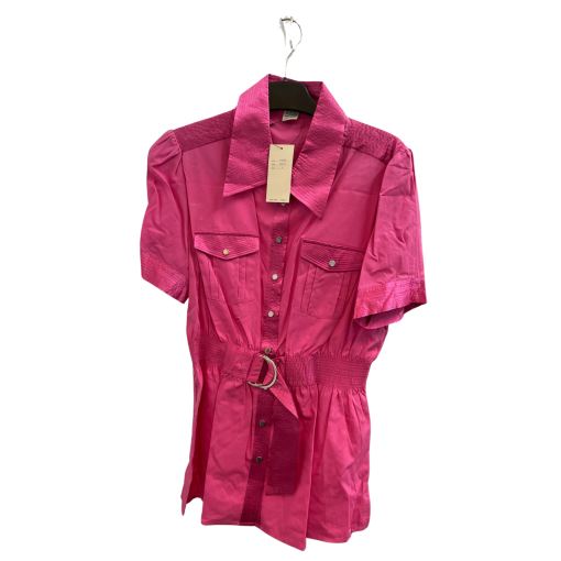 VERTIGO Azalea Pink Shirt Dress XS - Women's Dresses