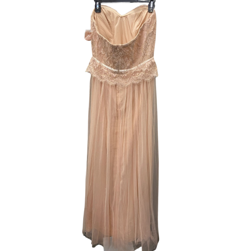 Strapless Blush Maxi Dress - Size S - Formal Gown - Image 2