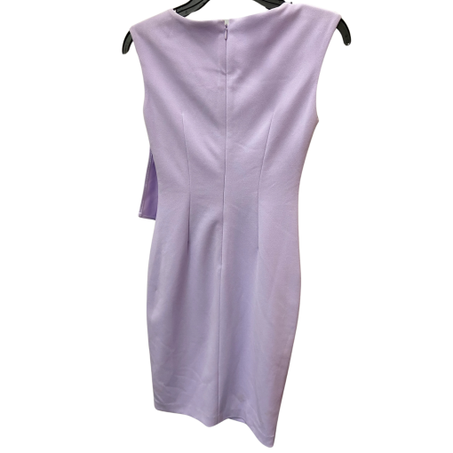 Calvin Klein Lavender Ruffle Dress Size 0P - Cocktail Dress - Image 2