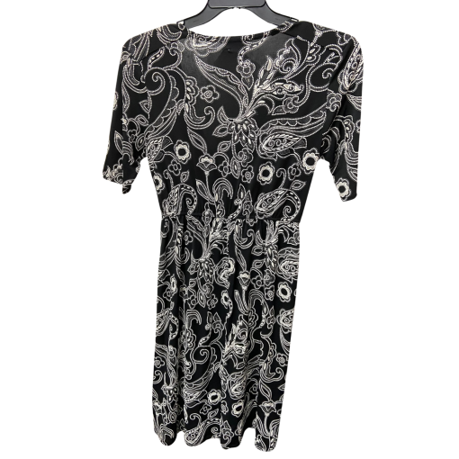 Signature Black Paisley Dress PM - Women's Midi Dress - Image 2