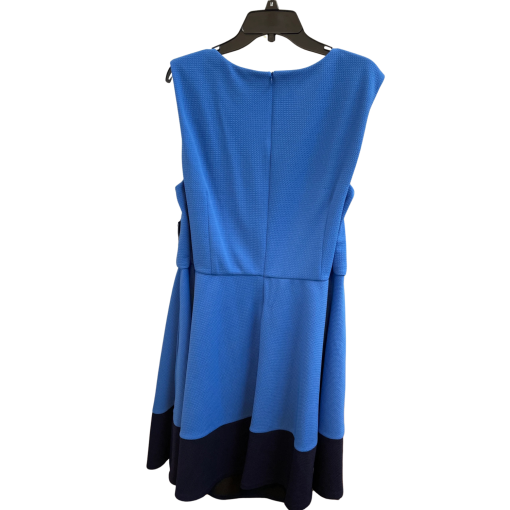 Jessica Howard Blue Sleeveless Dress 24W - Plus Size Dresses - Image 2