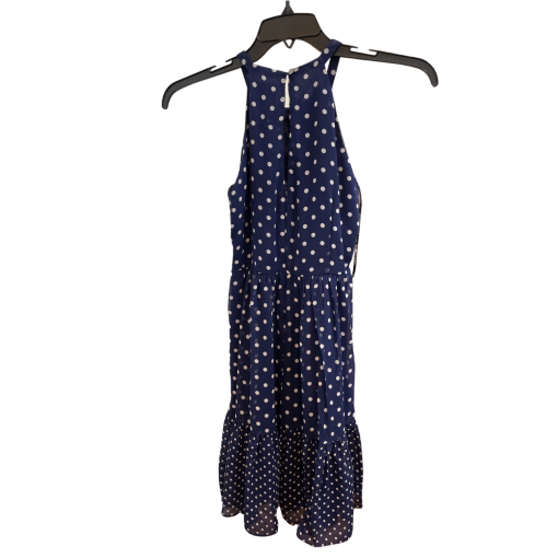 Vince Camuto Navy Polka Dot Halter Dress Size 0 - Women's Dress - Image 2