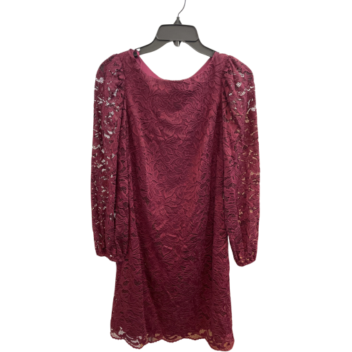 Jessica Howard Burgundy Lace Dress Size 6 - Cocktail Dress