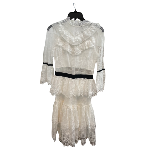 FEW MODA White Lace Dress Size M - Party Dress