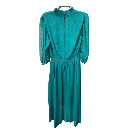 Nanette Lepore Teal Midi Dress Size 10 - Cocktail Dress - Image 2