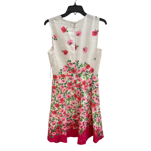 Karl Lagerfeld Floral Dress Size 6 White Pink Party Dress - Image 2