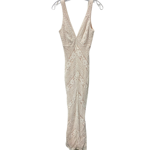 Lulus Ivory Lace Maxi Dress - XS - Formal Gown