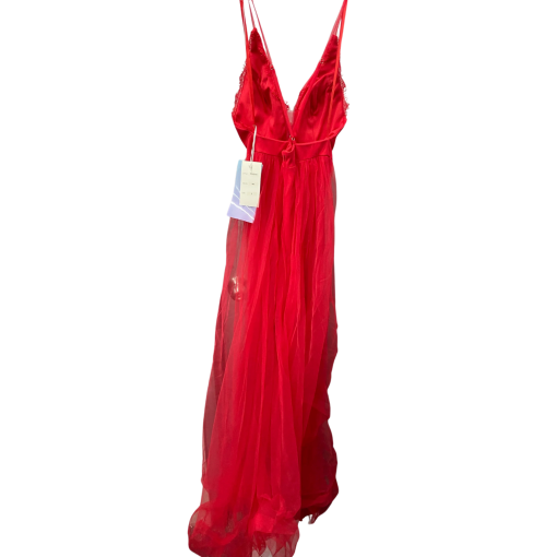 Rated PG Red Maxi Dress Size 2 - Formal Gown - Image 2