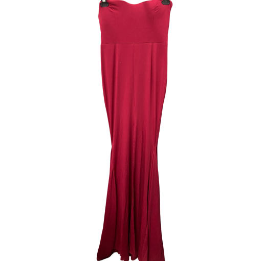 Miss ORD Red Strapless Maxi Dress - Size L - Formal Gown