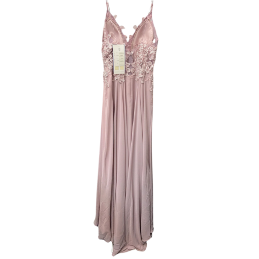 GZ Mauve Lace Maxi Dress Size 4 - Formal Gown - Image 2