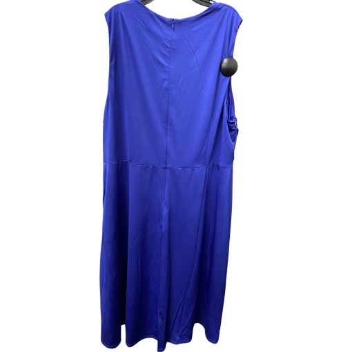 London Times Blue Sleeveless Dress Plus Size 22W - Cocktail Dress - Image 2