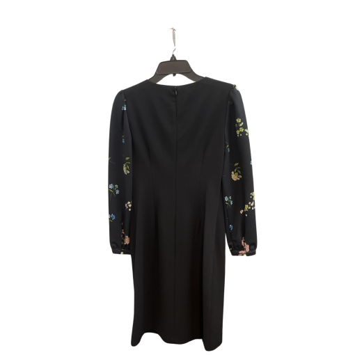 Karl Lagerfeld Black Floral Sleeve Dress Size 2 - Cocktail Dress - Image 2