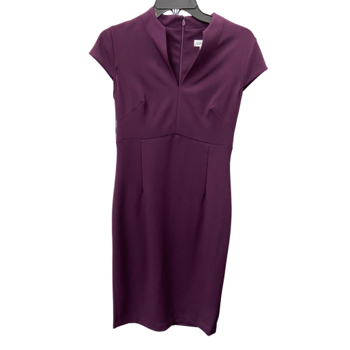 Calvin Klein Plum Bodycon Dress Size 4 - Cocktail Dress