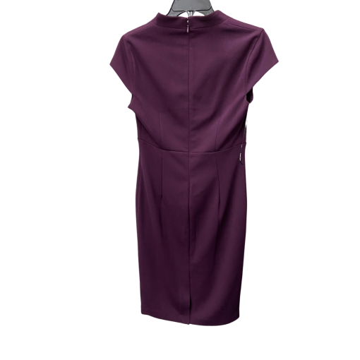 Calvin Klein Plum Bodycon Dress Size 4 - Cocktail Dress - Image 2