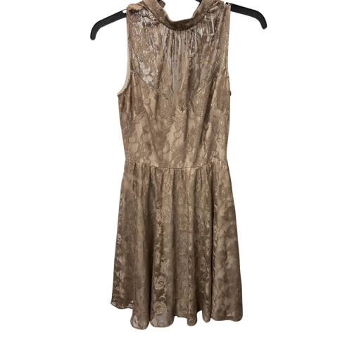 Julian Taylor Taupe Lace Dress - Sleeveless - Party Dress - No Size