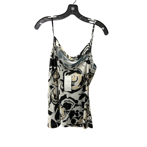 Tahari ASL Floral Print Tank Top - Black/White - No Size - Blouse