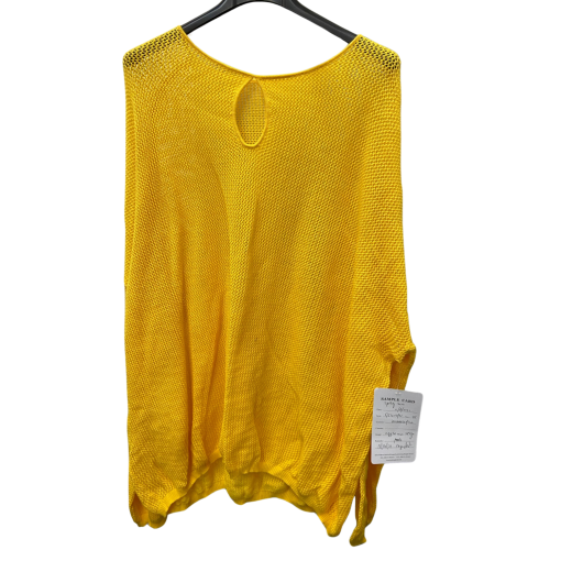 Yellow Knit Top - Size 1X - Women's Sweater - Spring Collection