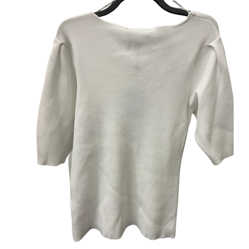 DKNY White Knot Front Sweater XL - Women's Tops - Image 2