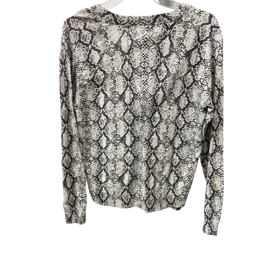 Minnierose Snake Print Sweater M - White/Black - Women's Top - Image 2