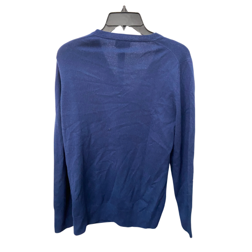 State Fusio Navy Blue V-Neck Sweater XL - Men's Knitwear - Image 2