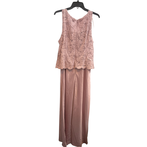 Alex Evenings Pink Lace Gown Size 14 Formal Dress - Image 2