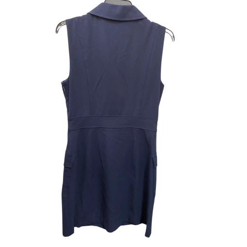 Tahari ASL Navy Sleeveless Dress Size 6 - Work Dress - Image 2